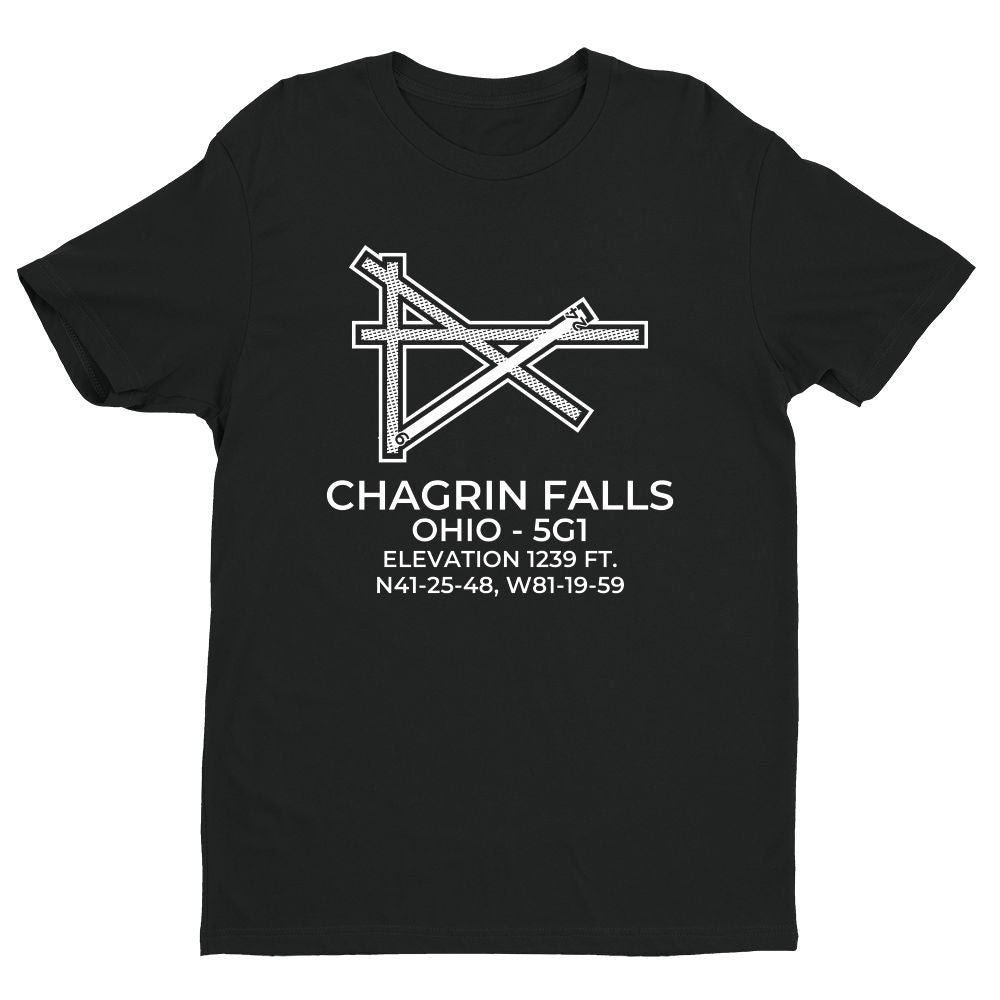CHAGRIN FALLS (5G1) outside CLEVELAND; OHIO (OH) c. 1970 T-Shirt