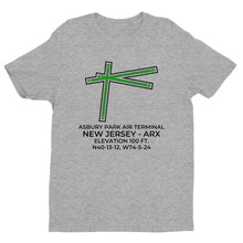 Load image into Gallery viewer, ASBURY PARK AIR TERMINAL (ARX) in NEPTUNE; NEW JERSEY (NJ) c.1959 T-Shirt