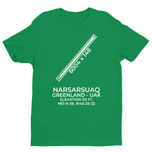 Load image into Gallery viewer, NARSARSUAQ (UAK; BGBW) in KITAA; GREENLAND T-Shirt