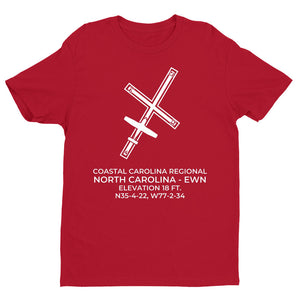 COASTAL CAROLINA REGIONAL in NEW BERN; NORTH CAROLINA (EWN; KEWN) T-Shirt