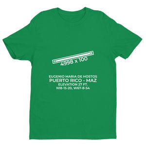 maz mayaguez pr t shirt, Green