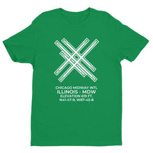Load image into Gallery viewer, mdw chicago il t shirt, Green