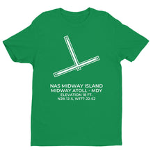 Load image into Gallery viewer, NAS MIDWAY (MDY; PMDY) in MIDWAY ATOLL c.1975  T-Shirt