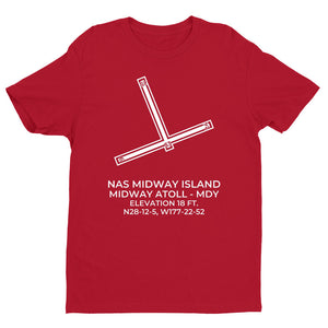 NAS MIDWAY (MDY; PMDY) in MIDWAY ATOLL c.1975  T-Shirt
