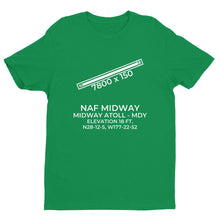 Load image into Gallery viewer, NAF MIDWAY (MDY; PMDY) in MIDWAY ATOLL c.1980 T-Shirt