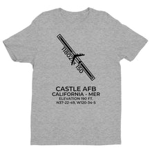 Load image into Gallery viewer, B-52D at CASTLE AFB (MER; KMER) near ATWATER; CALIFORNIA (CA) T-Shirt