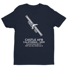 Load image into Gallery viewer, B-52D at CASTLE AFB (MER; KMER) near ATWATER; CALIFORNIA (CA) T-Shirt