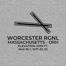 Load image into Gallery viewer, orh worcester ma t shirt, Gray