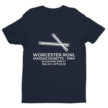 Load image into Gallery viewer, orh worcester ma t shirt, Navy