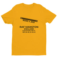 Load image into Gallery viewer, RAF MANSTON in KENT; ENGLAND c.1960-90 T-Shirt