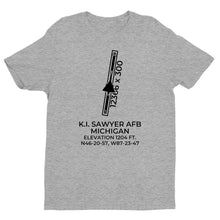 Load image into Gallery viewer, F-106 at K.I. SAWYER AFB near MARQUETTE; MICHIGAN (MI) T-Shirt