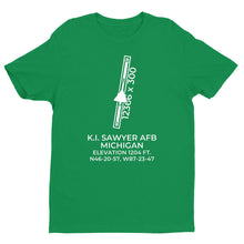 Load image into Gallery viewer, F-106 at K.I. SAWYER AFB near MARQUETTE; MICHIGAN (MI) T-Shirt