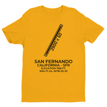 Load image into Gallery viewer, SAN FERNANDO AIRPORT (SFR) in SAN FERNANDO; CALIFORNIA c.1982 T-Shirt