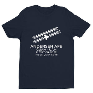 ANDERSEN AFB in YIGO; GUAM (UAM; PGUA) T-Shirt