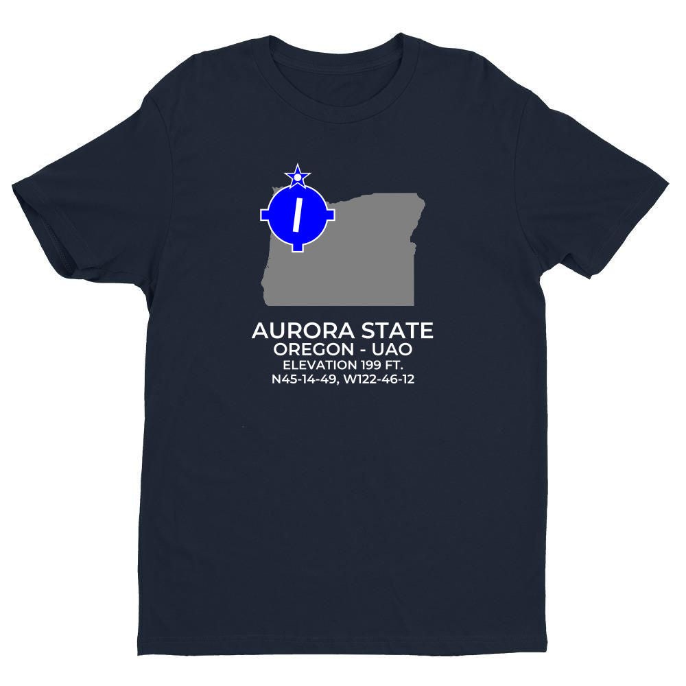 AURORA STATE in AURORA; OREGON (UAO; KUAO) T-Shirt