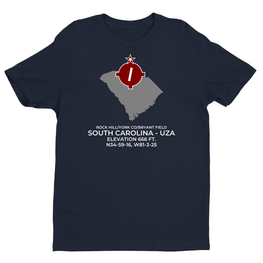 ROCK HILL/YORK CO/BRYANT FIELD near ROCK HILL; SOUTH CAROLINA (UZA; KUZA) T-Shirt