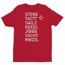 Load image into Gallery viewer, Chicago Midway (MDW) RNAV (RNP) Y 22L Approach Waypoints T-shirt (Dark Colors)