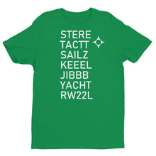 Load image into Gallery viewer, Chicago Midway (MDW) RNAV (RNP) Y 22L Approach Waypoints T-shirt (Dark Colors)