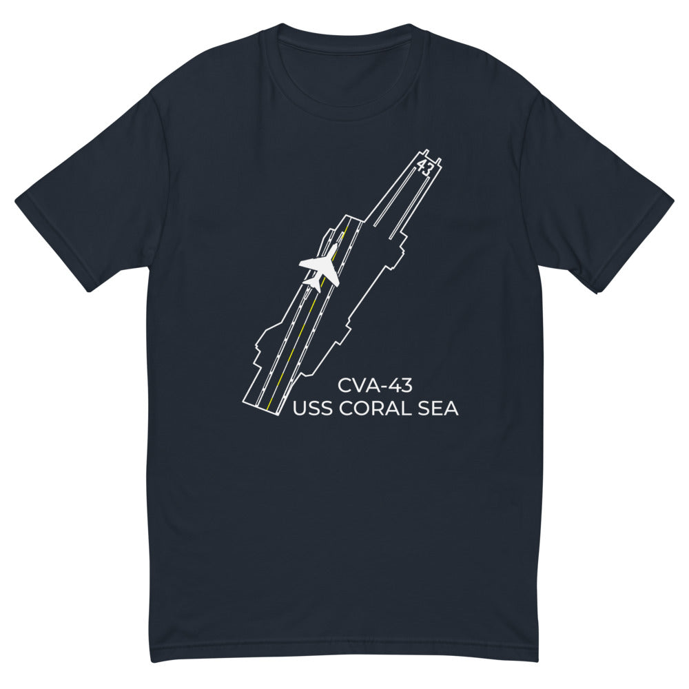 A-7 on USS CORAL SEA (CVA-43; CV-43) T-shirt