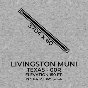00r livingston tx t shirt, Gray