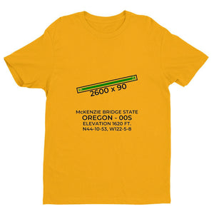 00s mc kenzie bridge or t shirt, Yellow