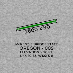 00s mc kenzie bridge or t shirt, Gray