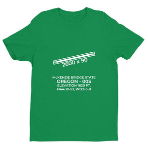 00s mc kenzie bridge or t shirt, Green