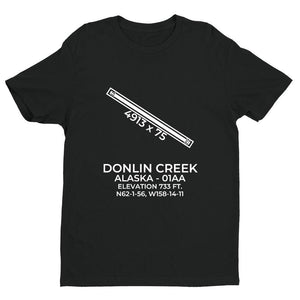 01aa crooked creek ak t shirt, Black