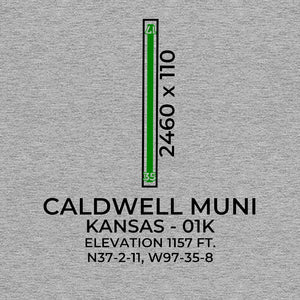 01k caldwell ks t shirt, Gray