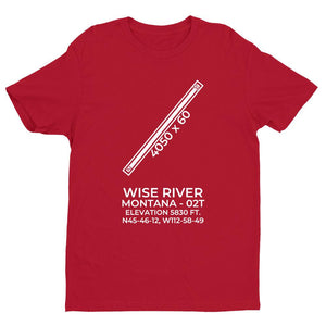02t wise river mt t shirt, Red