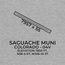 Load image into Gallery viewer, 04v saguache co t shirt, Gray