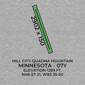 07y hill city mn t shirt, Gray