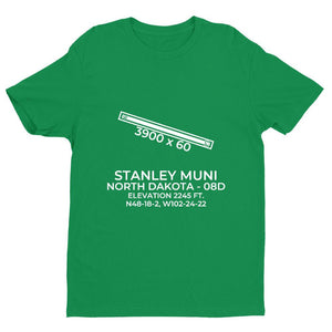 08d stanley nd t shirt, Green