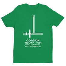 Load image into Gallery viewer, GORDON AIRPORT (09IN) near COLUMBIA CITY; INDIANA (IN) T-Shirt