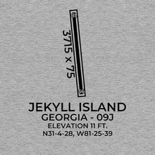Load image into Gallery viewer, 09J facility map in JEKYLL ISLAND; GEORGIA