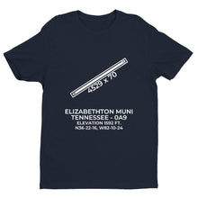 Load image into Gallery viewer, 0a9 elizabethton tn t shirt, Navy