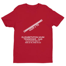 Load image into Gallery viewer, 0a9 elizabethton tn t shirt, Red