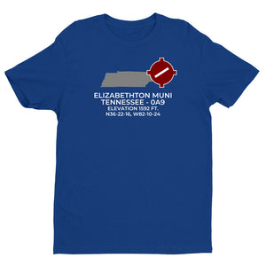ELIZABETHTON MUNI near ELIZABETHTON; TENNESSEE (0A9) T-Shirt