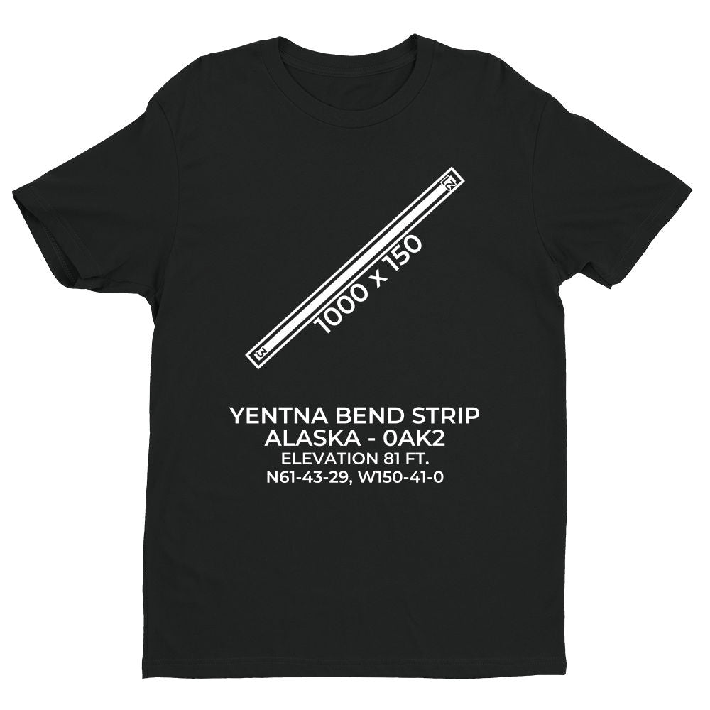 YENTNA BEND STRIP (0AK2) outside WILLOW; ALASKA (AK) T-Shirt