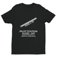 Load image into Gallery viewer, 0ak pilot station ak t shirt, Black