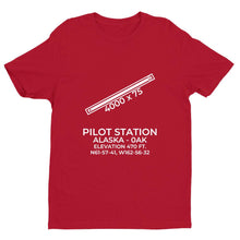 Load image into Gallery viewer, 0ak pilot station ak t shirt, Red