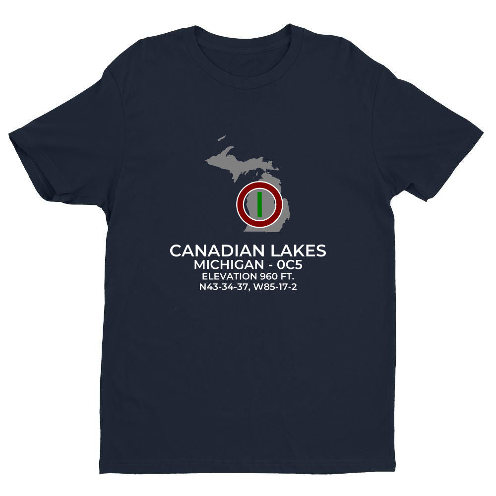 CANADIAN LAKES near MECOSTA; MICHIGAN (0C5) T-Shirt