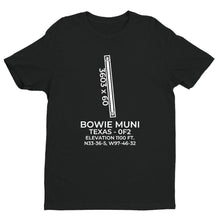 Load image into Gallery viewer, 0f2 bowie tx t shirt, Black