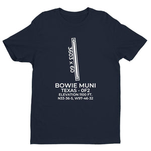 0f2 bowie tx t shirt, Navy