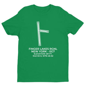 0g7 seneca falls ny t shirt, Green