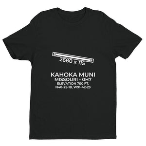 0h7 kahoka mo t shirt, Black