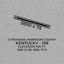 Load image into Gallery viewer, 0i8 cynthiana ky t shirt, Gray