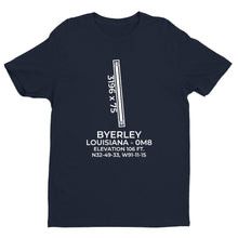 Load image into Gallery viewer, 0m8 lake providence la t shirt, Navy