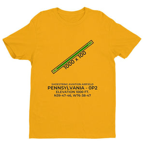 0p2 stewartstown pa t shirt, Yellow