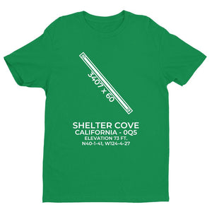 0q5 shelter cove ca t shirt, Green
